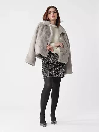 MEOTINE | Jacke in Felloptik | 